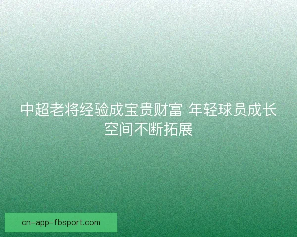 中超老将经验成宝贵财富 年轻球员成长空间不断拓展